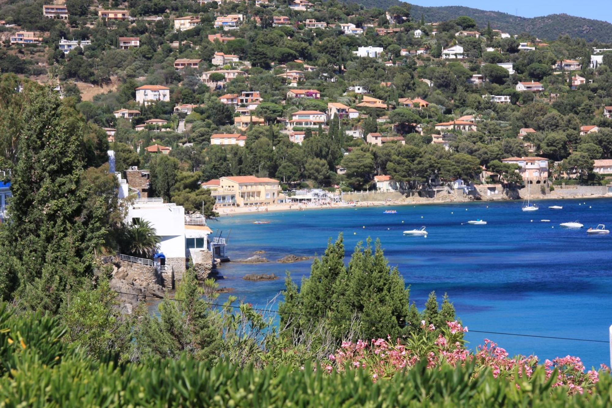 Hotel Les Alcyons Le Lavandou Exterior foto